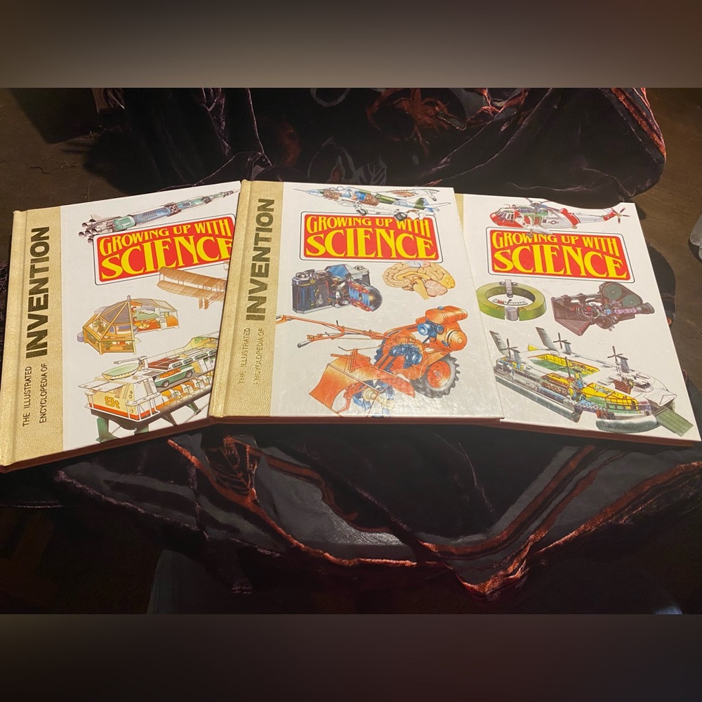 Vintage, Growing up with Science, Volume 1-3. Like new condition